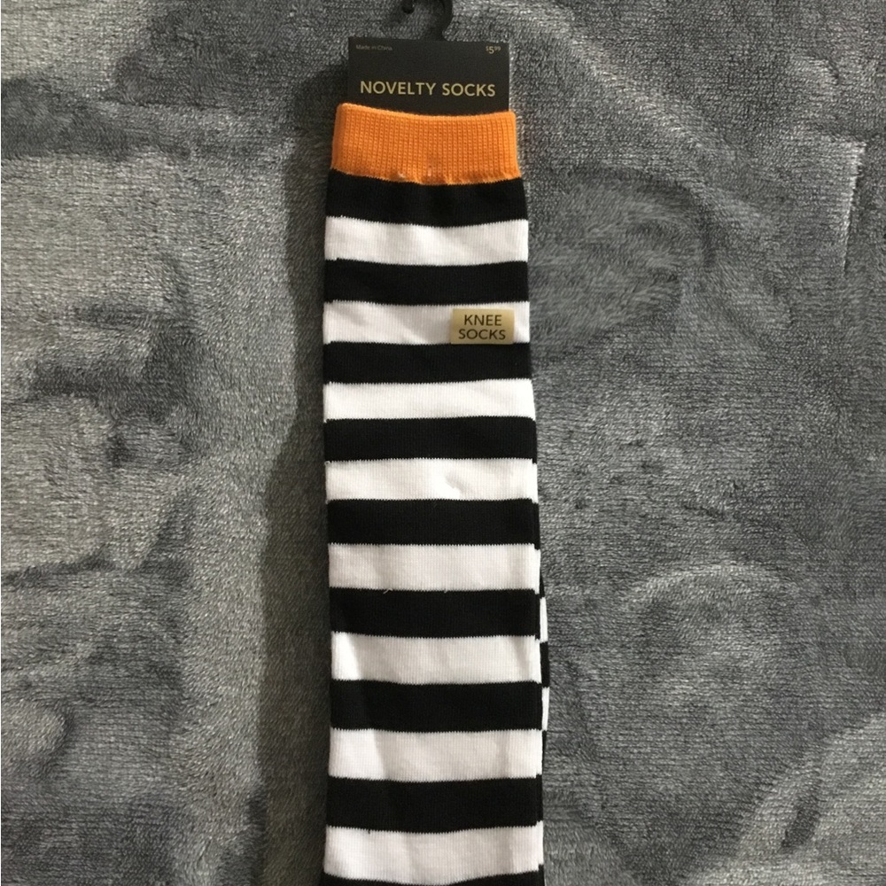 Halloween Rugby Striped Knee High